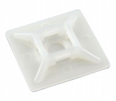 Самоклеящаяся площадка под хомут стяжку 100 шт