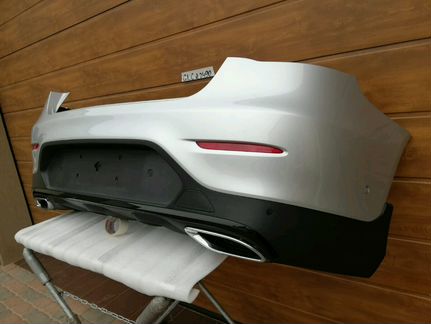 Бампер задний Мерседес GLC W253 AMG