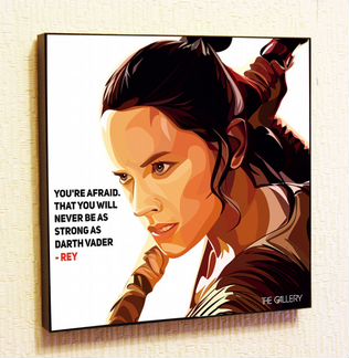 Картина Поп Арт Постер Рэй Ray Star Wars