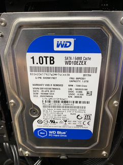 Жесткий диск HDD WD 1TB Blue wd10ezex