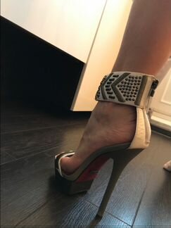 Крутые босоножки на высоком каблуке Paolo conte