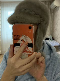 Шапка-ушанка из норки