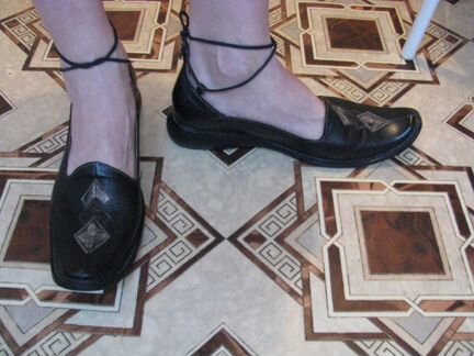 Туфли без каблука, кожа. Lord