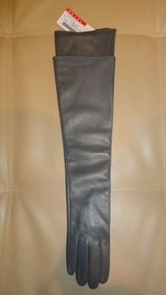 Перчатки Must-Have высокие Prada Серые