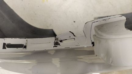 Задний бампер VW Polo седан рестайл