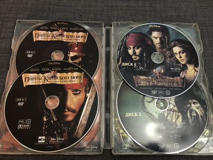 Фильм Пираты Карибского моря DVD